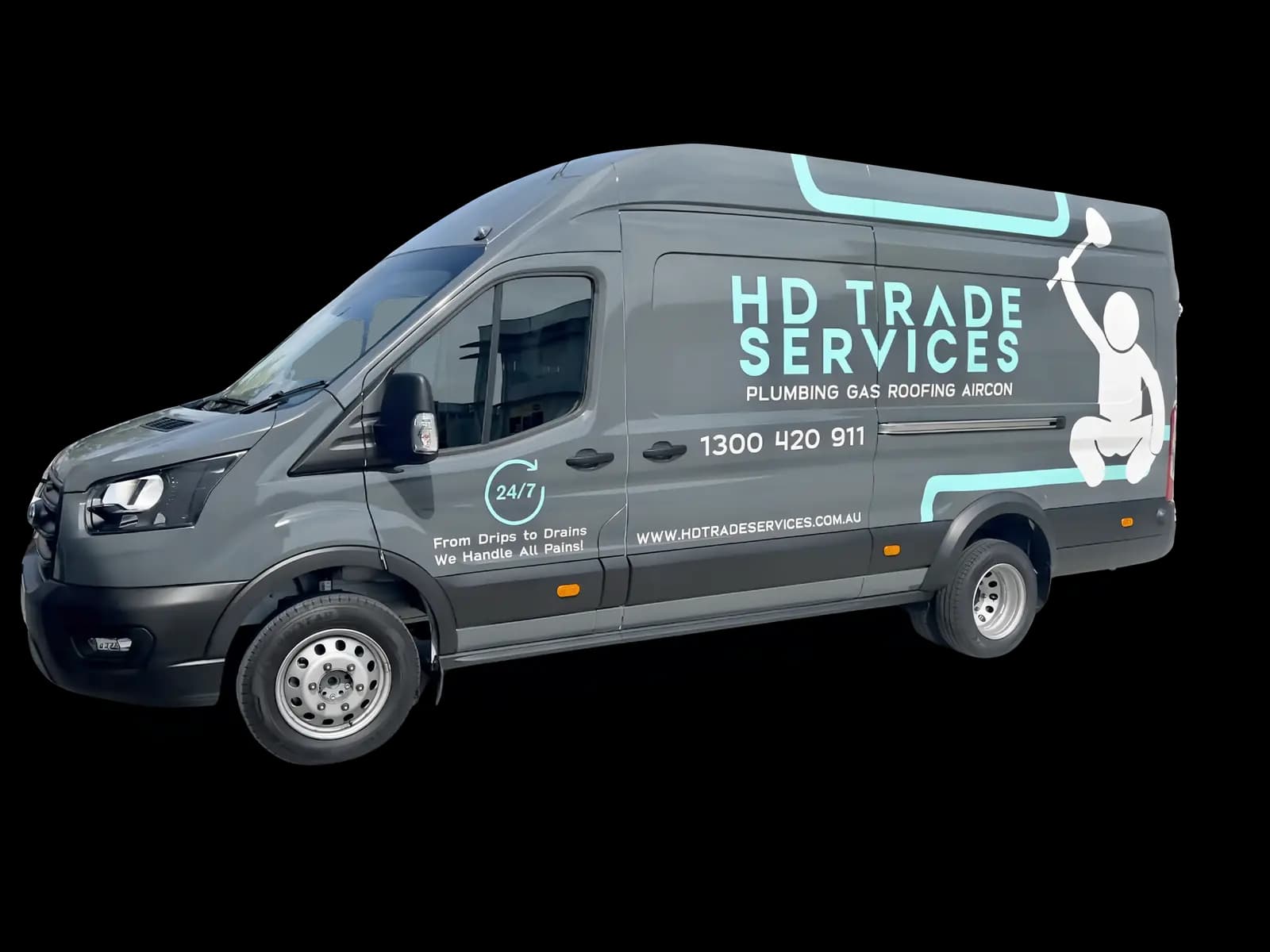 The HD Trade Services van, ready to roll