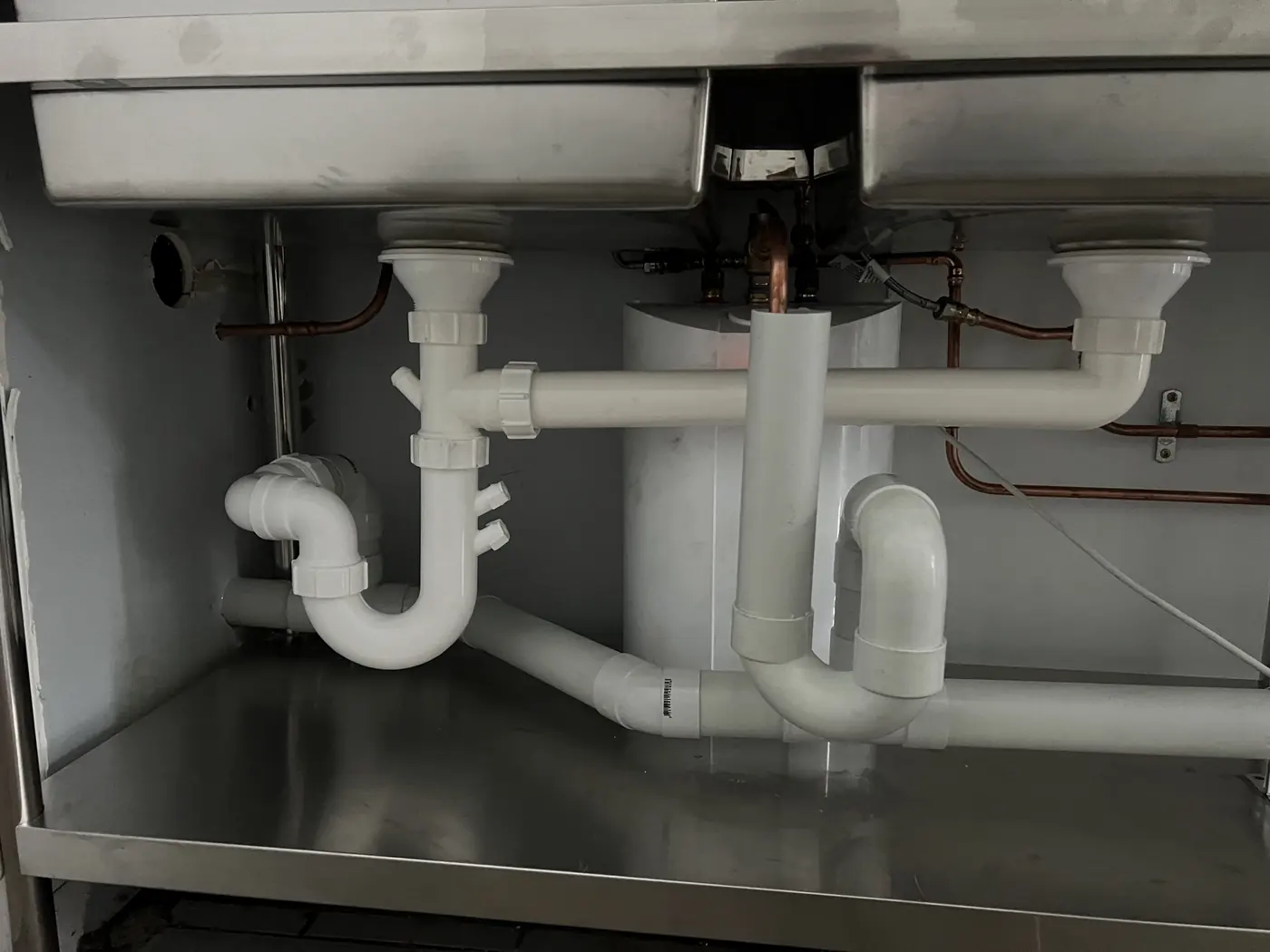 One basin out, four basins in - after