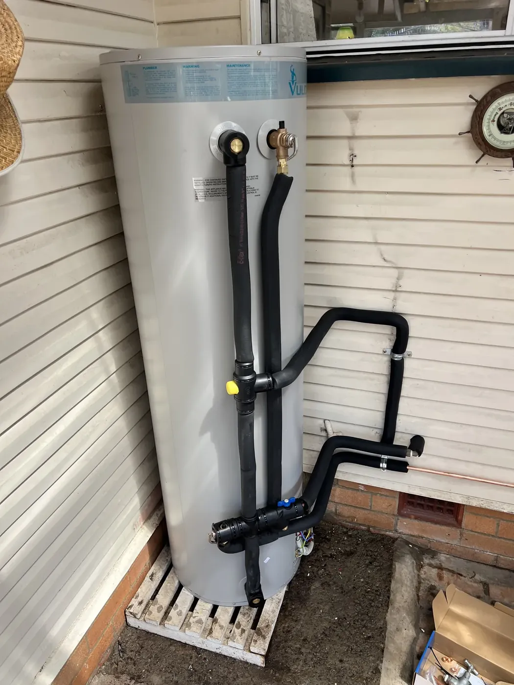 Vulcan electric tank changeover - after